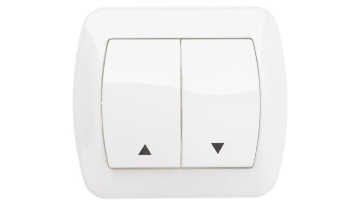 Simon Akord Łącznik żaluzjowy dwbiegunowy biały AZ1/11