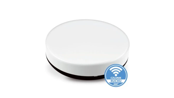 Plafon NEO n/t 13W AC 230V 50Hz 4000K (neutr.) 120 st. IP54 z czujnikiem ruchu 1390lm PL-NEO/LED/13W/CR czarny