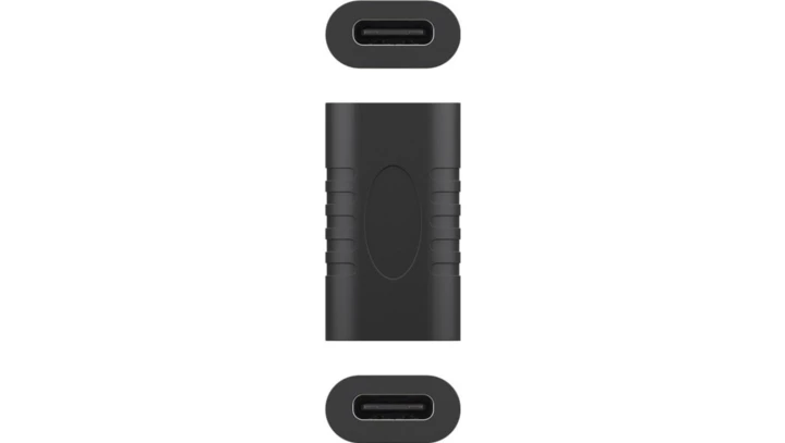 Adapter USB 3.0 Superspeed USB-C - USB-C czarny 45401