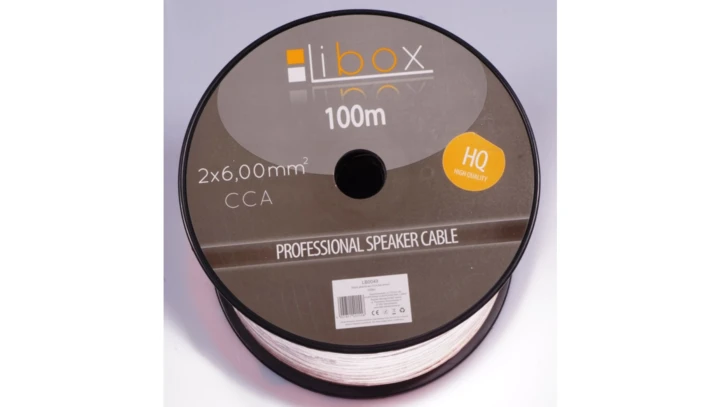 Przewód głośnikowy CCA 2x6 ECa LB0049 LIBOX /100m/