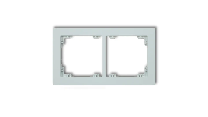 DECO Ramka podwójna DECO Pastel Matt lodowy błękit 47DR-2