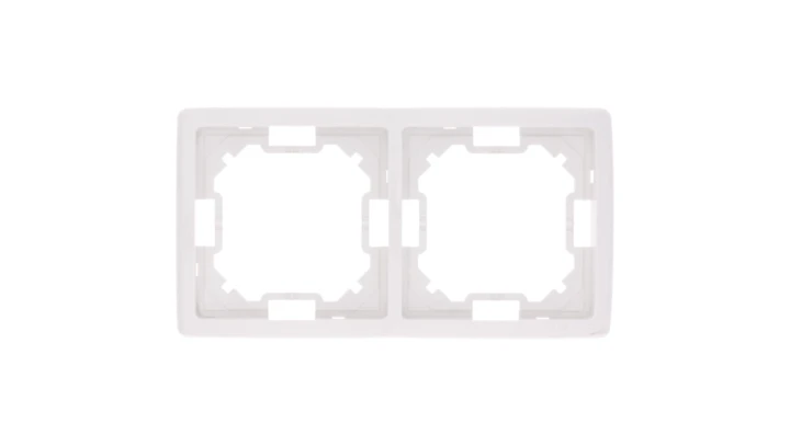 Simon Basic Standard Ramka podwójna uniwersalna biała BMR2/11