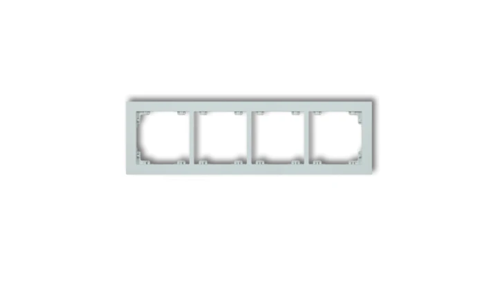 DECO Ramka poczwórna DECO Pastel Matt lodowy błękit 47DR-4