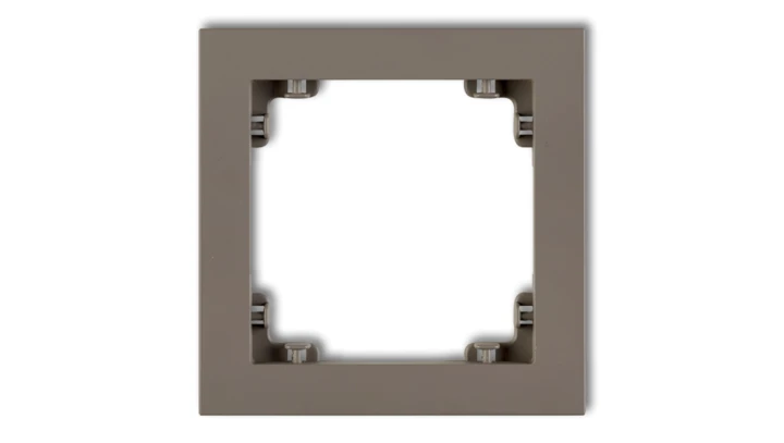 DECO Ramka pojedyncza DECO Pastel Matt czekoladowy 49DR-1