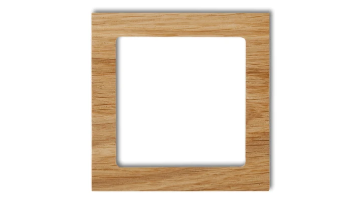 DECO Ramka pojedyncza - drewno (dąb) dąb DRD-1F