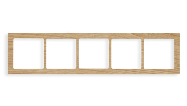DECO Ramka pięciokrotna - drewno (dąb) dąb DRD-5F