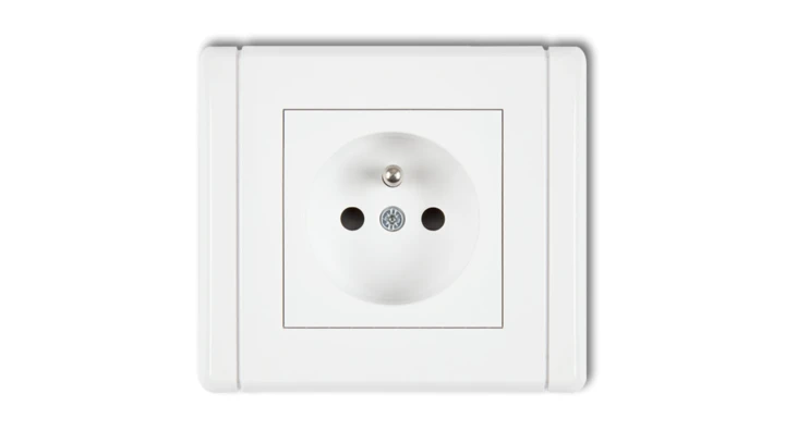 FLEXI Gniazdo pojedyncze z/u 2P+Z biały FGP-1zp