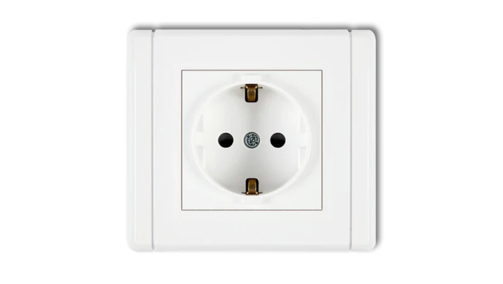 FLEXI Gniazdo pojedyncze z/u SCHUKO biały FGP-1sp