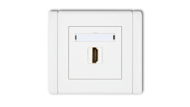 FLEXI Gniazdo pojedyncze HDMI biały FHDMI-1