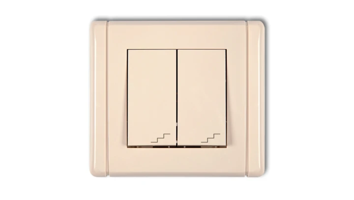 FLEXI Łącznik podwójny schodowy beżowy 1FWP-33