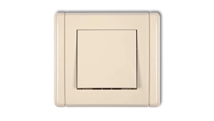 FLEXI Przycisk jednobiegunowy beżowy 1FWP-4.1