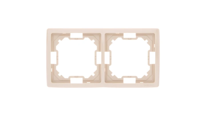Simon Basic Standard Ramka podwójna uniwersalna beżowa BMR2/12