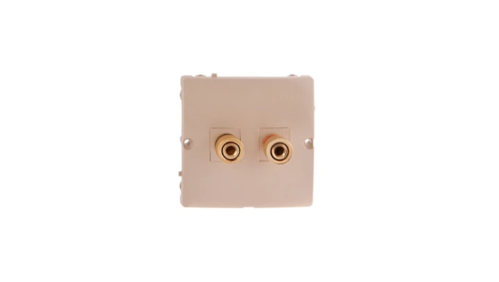 Simon Basic Gniazdo głośnikowe pojedyncze beżowe BMGL2.02/12