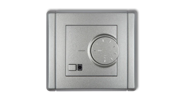 FLEXI Regulator temperatury elektroniczny z czujnikiem podpodłogowym srebrny metalik 7FRT-1