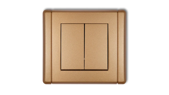 FLEXI Łącznik świecznikowy złoty metalik 8FWP-2