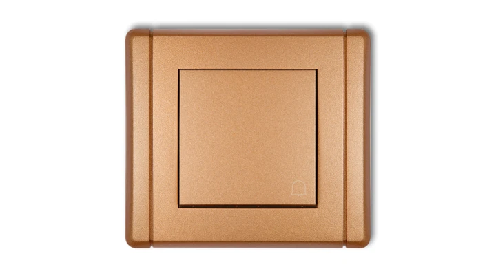 FLEXI Przycisk /dzwonek/ złoty metalik 8FWP-4