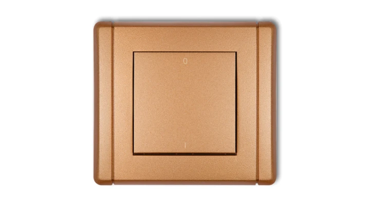 FLEXI Łącznik dwubiegunowy złoty metalik 8FWP-9