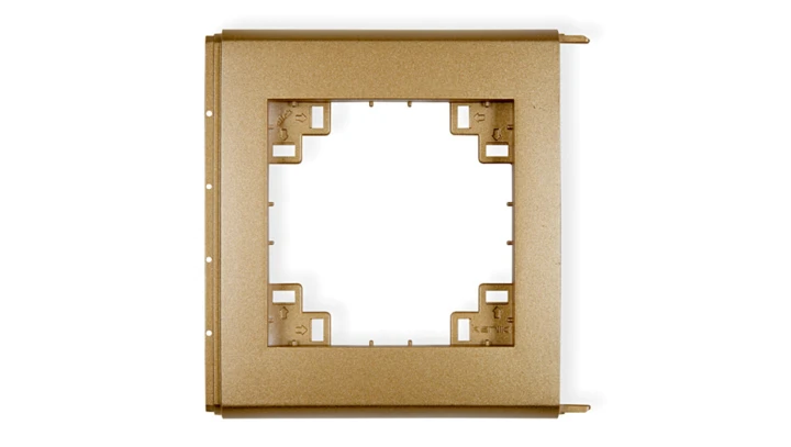 Ramka zewnętrzna do łączników IP44 złoty metalik 8FRH