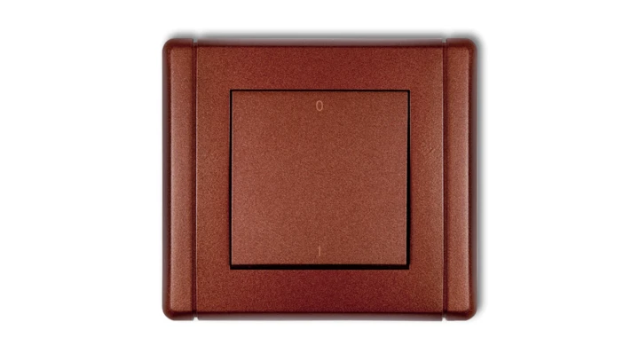 FLEXI Łącznik dwubiegunowy brązowy metalik 9FWP-9