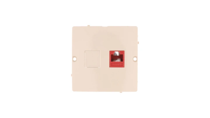 Simon Basic Gniazdo komputerowe pojedyncze RJ45 kat.5e beżowe BMF51.02/12