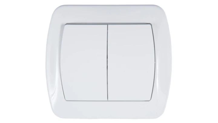 Simon Akord Łącznik schodowy podwójny biały AW6/2/11