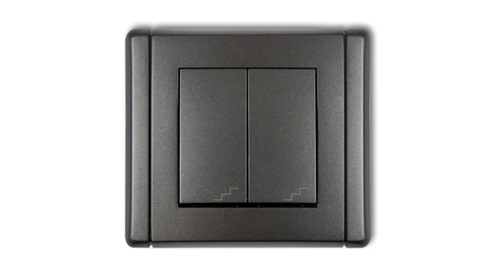 FLEXI Łącznik podwójny schodowy grafitowy 11FWP-33