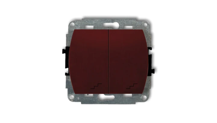 TREND Łącznik podwójny schodowy brązowy 4WP-33