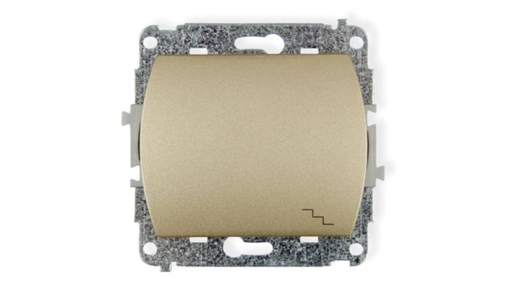 TREND Łącznik schodowy złoty 6WP-3