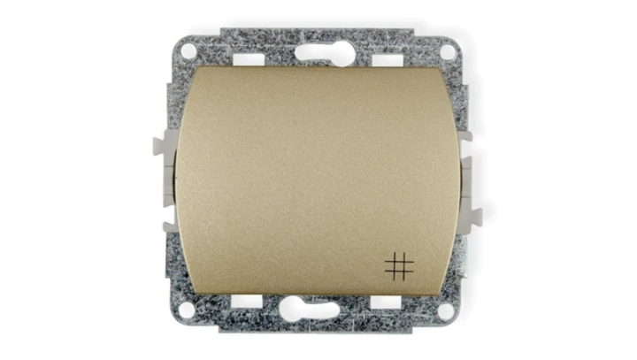 TREND Łącznik krzyżowy złoty 6WP-6