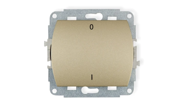 TREND Łącznik dwubiegunowy złoty 6WP-9