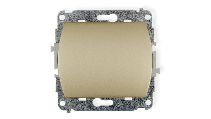 TREND Przycisk jednobiegunowy złoty 6WP-4.1