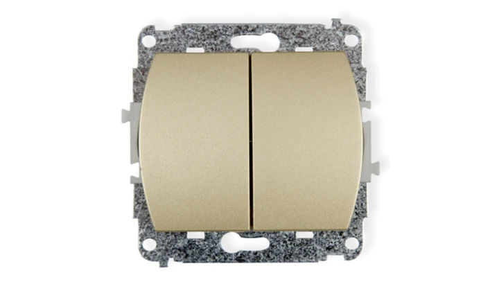 TREND Przycisk świecznikowy złoty 6WP-44.1