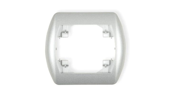 TREND Ramka pozioma pojedyncza srebrny metalik 7RH-1