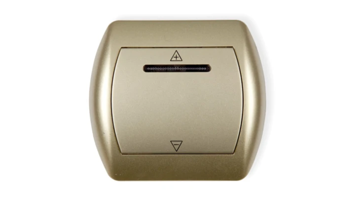 TREND Sterownik roletowy sterowany dotykiem i dowolnym pilotem złoty 6SR-1