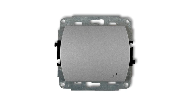 TREND Łącznik schodowy srebrny metalik 7WP-3