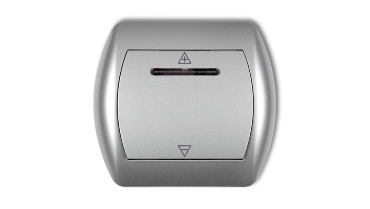 TREND Regulator oświetlenia sterowany dotykiem i dowolnym pilotem srebrny metalik 7RO-1