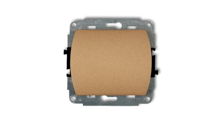 TREND Łącznik jednobiegunowy złoty metalik 8WP-1