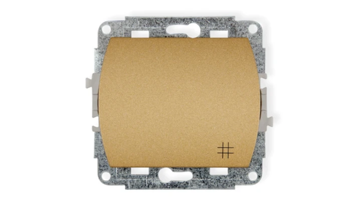 TREND Łącznik krzyżowy złoty metalik 8WP-6