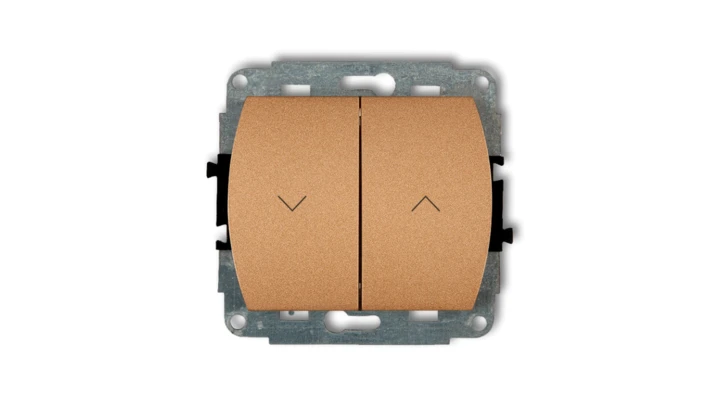 TREND Łącznik żaluzjowy złoty metalik 8WP-8