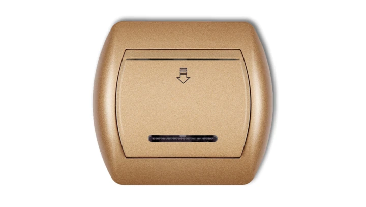 TREND Łącznik hotelowy złoty metalik 8SH-1