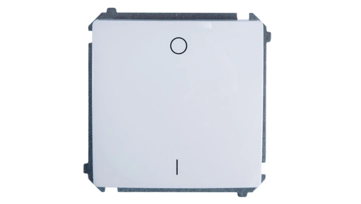 Simon Basic Łącznik dwubiegunowy, szybkozłącza, biały BMW2.01/11