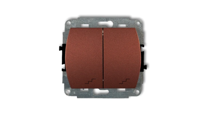 TREND Łącznik podwójny schodowy brĄzowy metalik 9WP-33