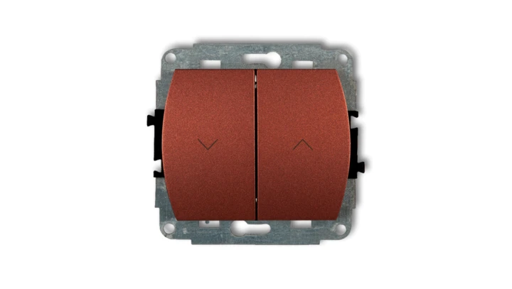 TREND Łącznik żaluzjowy brĄzowy metalik 9WP-8