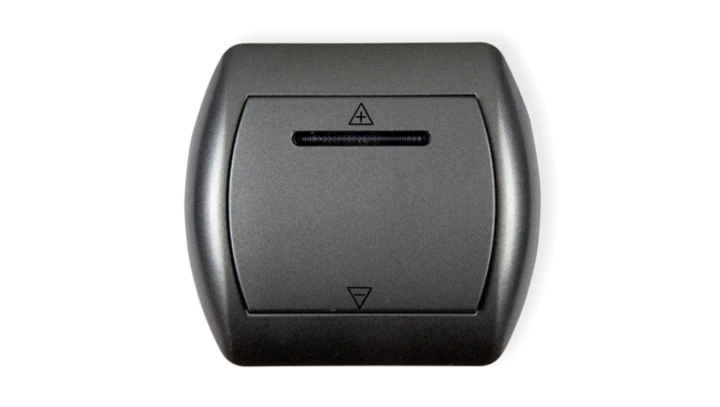 TREND Sterownik roletowy sterowany dotykiem i dowolnym pilotem grafitowy 11SR-1