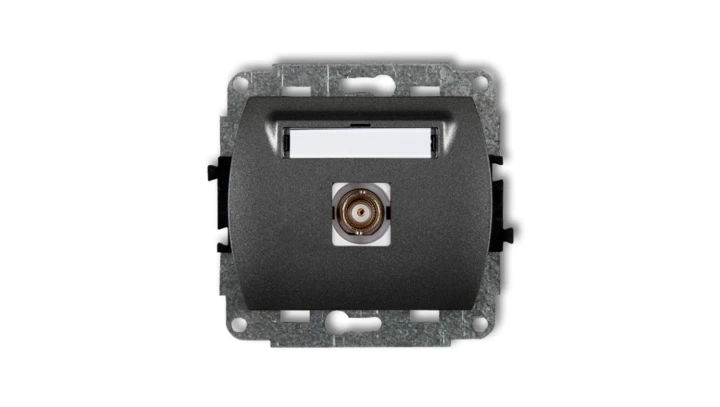 TREND Gniazdo pojedyncze BNC grafitowy 11GBNC-1