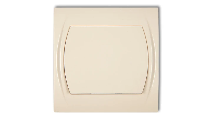 LOGO Łącznik jednobiegunowy beżowy 1LWP-1