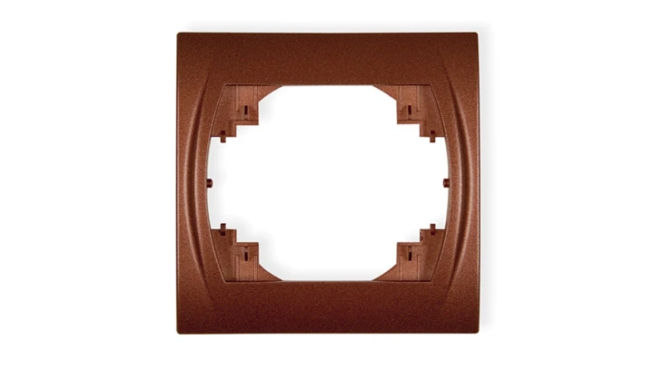 LOGO Ramka pozioma pojedyncza brĄzowy metalik 9LRH-1