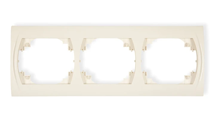 LOGO Ramka pozioma potrójna beżowy 1LRH-3