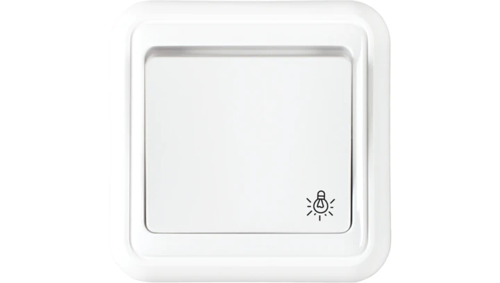 LIZA Przycisk /światło/ biały WPT-5