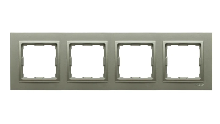 VENA2 Ramka poczwórna satyna 525084